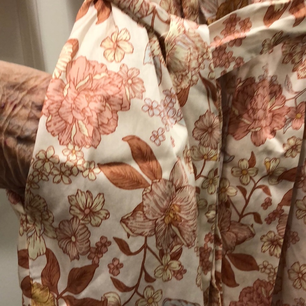 PAPINELLE NIGHTGOWN & ROBE KNEE LENGTH 100% COTTON NWT sz S, L - Picture 4 of 13